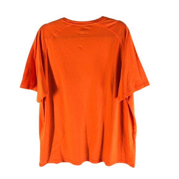 Dickies Mens Performance Orange Pocket T-Shirt 2XL Cotton/Polyester Blend - Picture 2 of 4